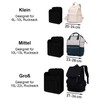 SHINGONE Felt Bag Organiser Backpack for Women, Backpack Organiser with