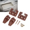 10 Pack Drawer Track Guide and Glides Dresser Center Mount
