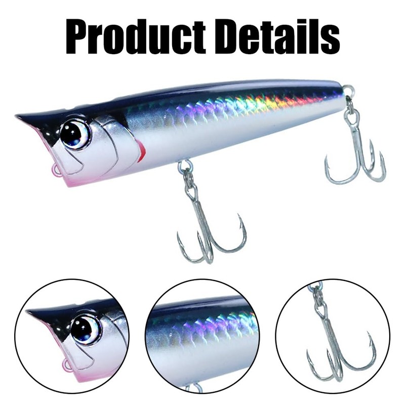 Saltwater Fishing Lures, Artificial Lures for Fishing, Surf Fishing, Floating