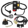 M MATI Handlebar Key Starter Relay Switch Kit for Honda