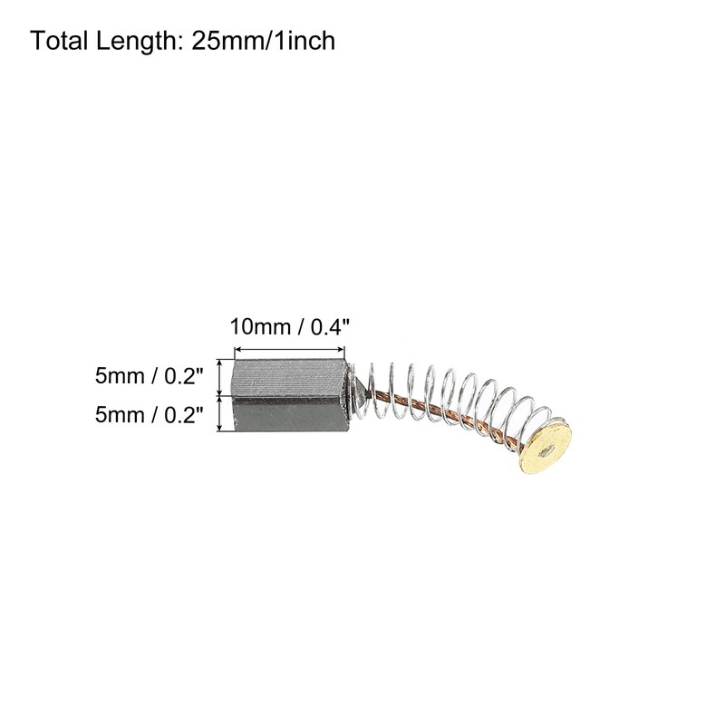 PATIKIL Carbon Brush, 0.4 x 0.2 x 0.2 inches (10