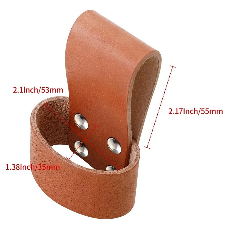 Gokoti Leather Hammer Stand, Premium Hammer Stand with Belt Loop,