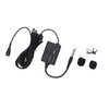 236in Wired Lavalier Microphone Clip On Lapel Condenser Mic for