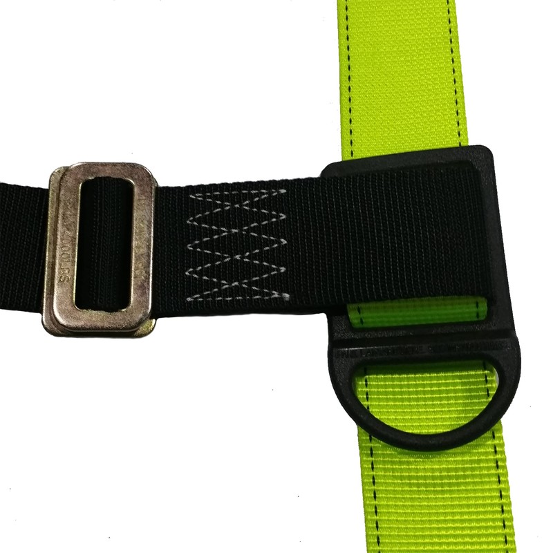 JORESTECH Safety Full Body Harness for Fall Protection, Yellow/Lime Back