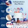 BOARDFEB 200Pcs 4th of July Cupcake Toppers, Patriotic Firework Cocktail