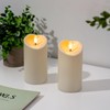 Amagic Outdoor Waterproof Flameless Candles, Flickering LED Candles, Battery Operated