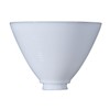 B&P Lamp 8 Inch I.E.S Opal Reflector Shade for Antique