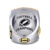 charlinliol Football Championship Ring, Crystal Rhinestone Studded, Two-Tone Gold and