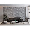 Dundee Deco 3D Wall Panels - White Charcoal Faux Stone