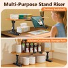 nediea Ergonomic Wooden Monitor Stand Riser with Height Adjustable Button