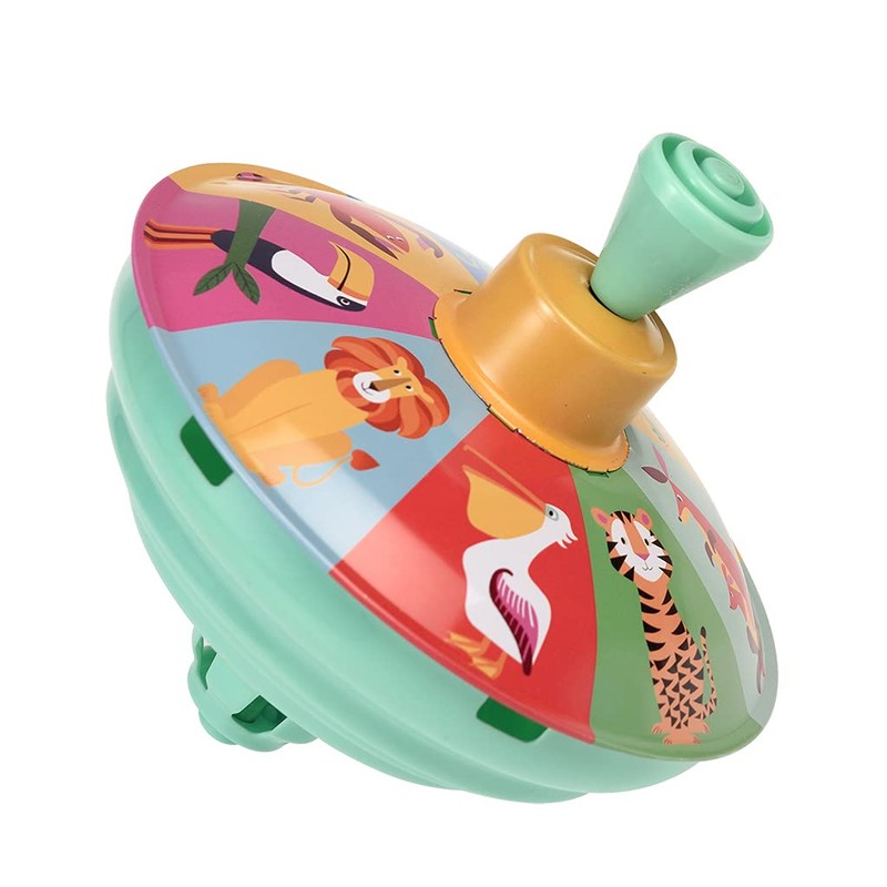 Rex London Colourful Creatures Metal Spinning Top