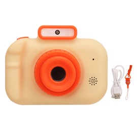 Kids Camera HD 40MP Dual Camera 2.0inch IPS Display 600mAh Night Vision USB Rechargeable Children Digital Video Camera Yellow