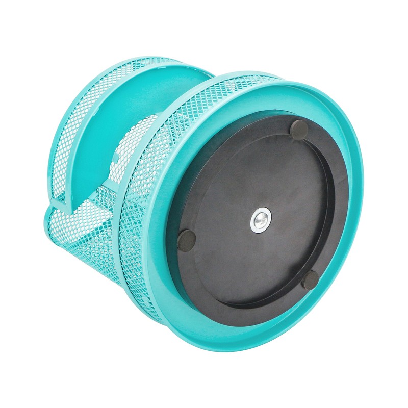 Annova Mesh Desk Organizer Rotate with 5 Compartments Round Spinning