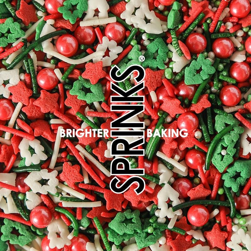 Sprinks Oh Christmas Tree Sprinkles 65 g, Multicolour