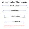50pcs Stainless Steel Wire Leaders Nylon-Coated Fishing Line Wire Leaders