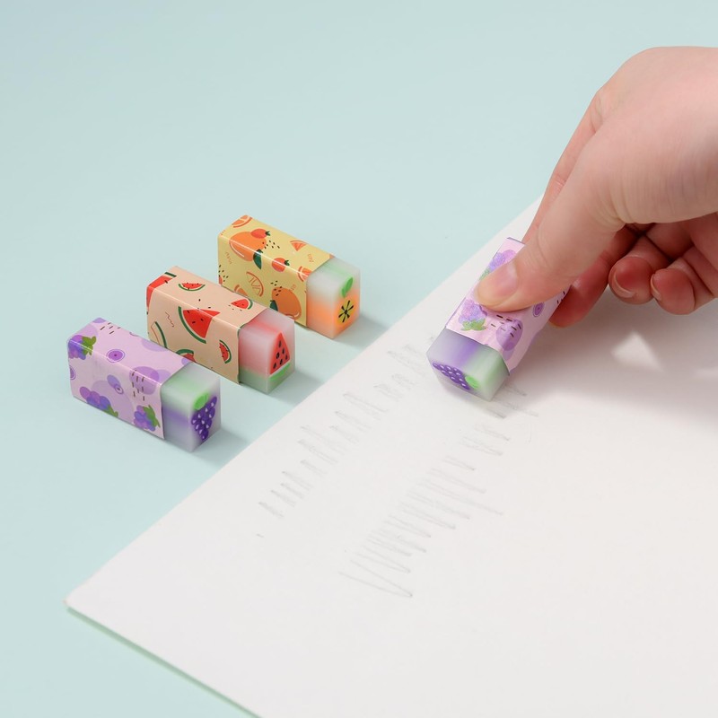 No oBML Eraser, Arch Elementary School Students, Set of 7,