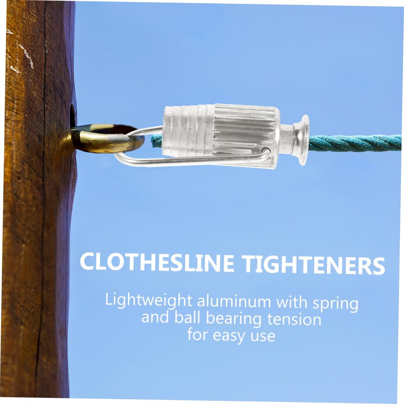 ULTECHNOVO Aluminum Clothesline Tightener Line Tightener Laundry Tools Household Supplies