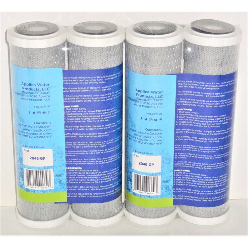 Clear2O 4 Clear2O RV & Home Advanced Solid Carbon Water