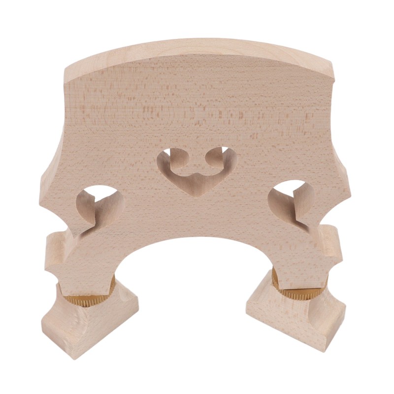 Violin Bridge Maple Wood Adjustable Brass Screw Double Bass Bridge