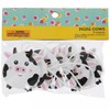 6 Farm Cow Mini Christmas Ornaments - 1.87 Inches