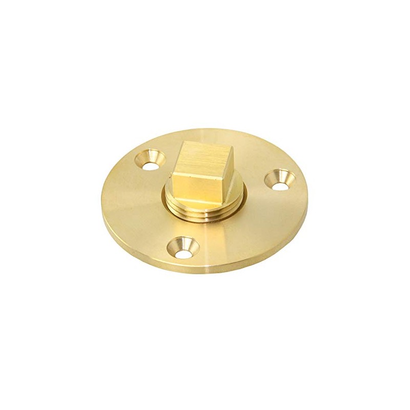 Brass bilge plug with square screw, bilge plug, bilge valve