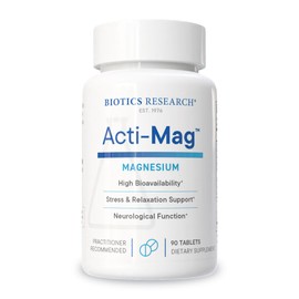 Biotics Research Biotics Research Acti-Mag? - Premium Magnesium Glycerophosphate (200mg) - with Beetroot Extract, B-Vitamins & Taurine - 90 Tablets