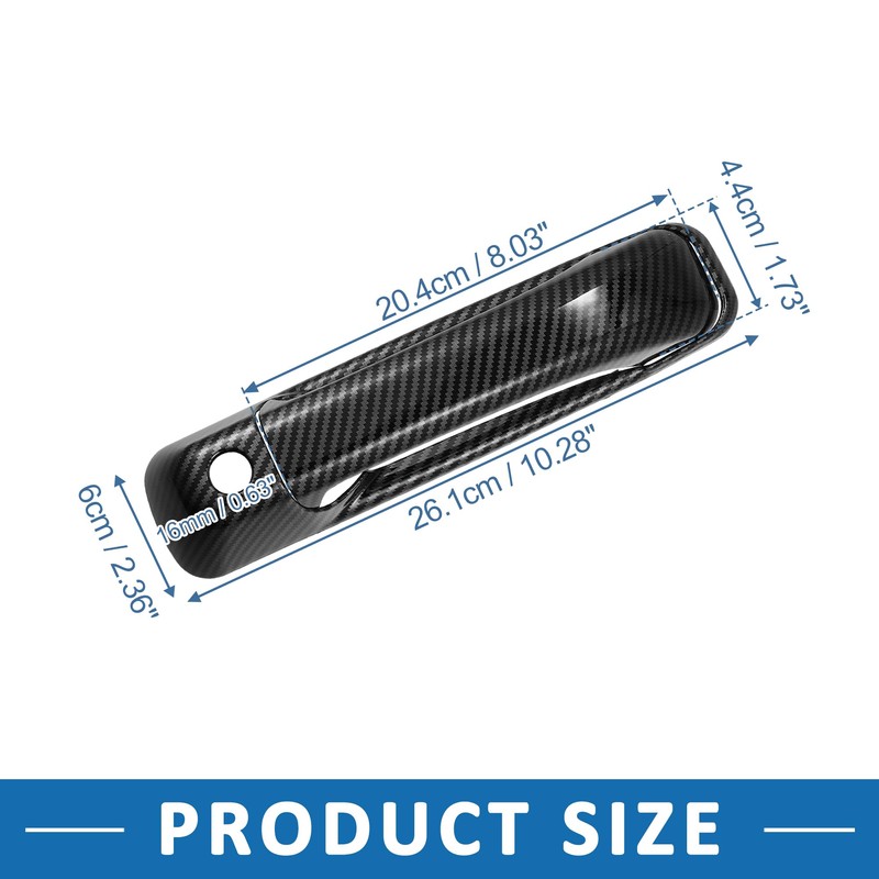 A ABSOPRO Exterior Side Door Handle Cover Trim Outer Door