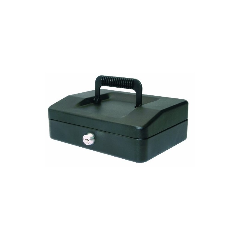 Helix 8 inch Cash Box with Removable Coin Tray -