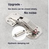 Heavy Duty Soft Close Cabinet Hinges, Stainless Steel Surface Mount,