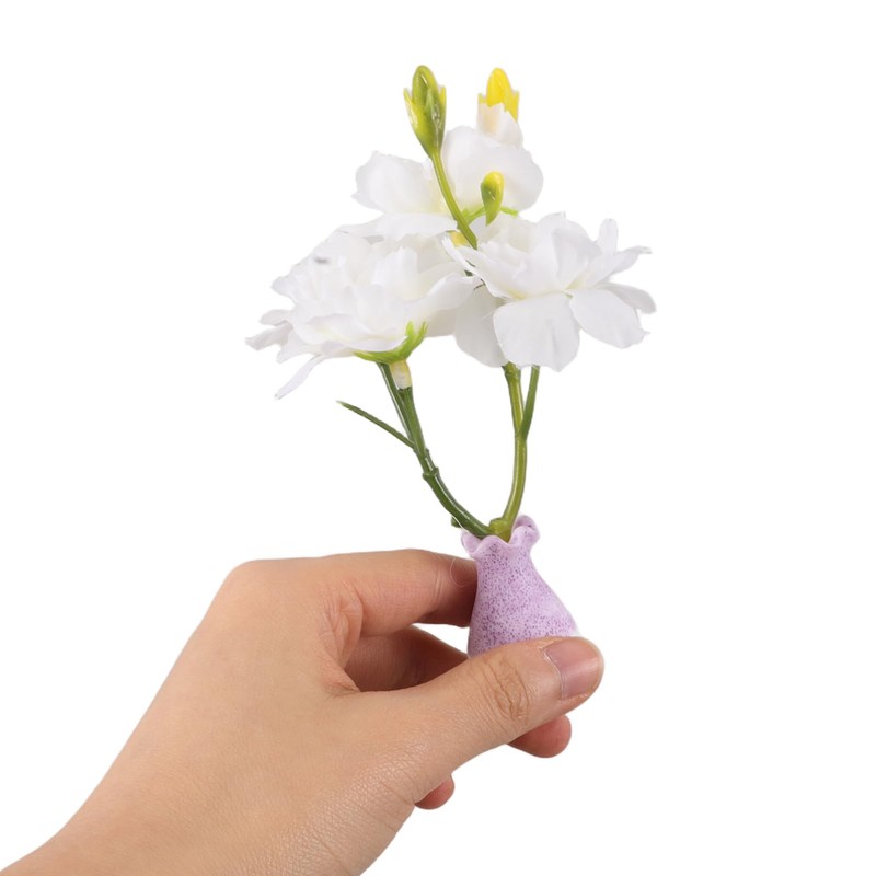 Alipis Simulated Vase Ornaments Plants Hydrangea Artificial Flowers Automotive Ornaments