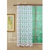 Today's Curtain Medallion Macramé Panel 63",White,48W x 63L