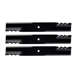 3 Pack Oregon 396-771 G6 Gator Mulcher Mower Blade for John Deere M143504 62"