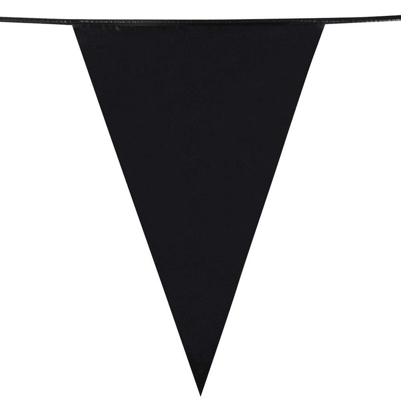 Boland Elegant Decoration Bunting Banner 45x30 cm - Durable Black