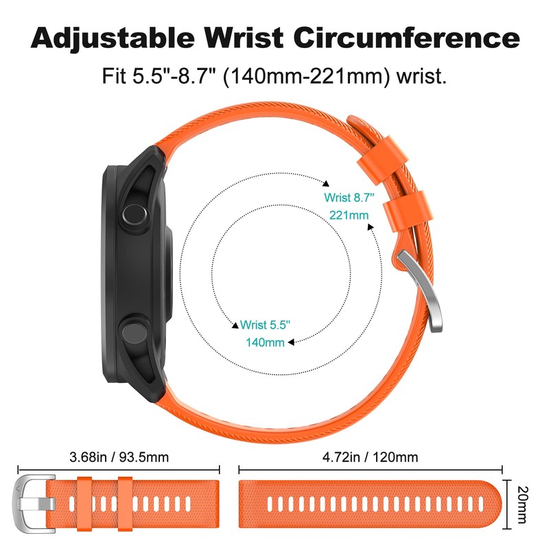 OVERSTEP Compatible with Garmin Venu 2 Plus, Venu SQ Band,