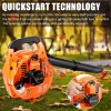 Unbranded Handheld Leaf Blower Gas Powered 2-Stroke Commercial Heavy Duty