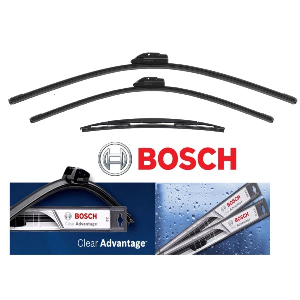 Bosch Set of 3 Bosch Wiper Blade Left + Right