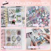GOSO Sticker Book, Plastic Board, Transparent A7 Size, Mini Binder
