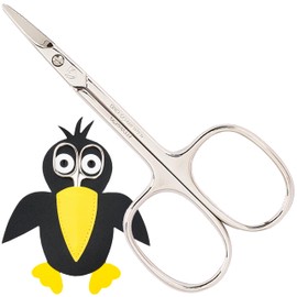 DREI SCHWERTER Germany Baby Scissors Baby Nail Scissors Children's Scissors with Case 'Raven Corbi' for Babies and Toddlers (527)