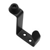 GEFONG Door Stop Stainless Steel with Coat Hooks Depth 76mm