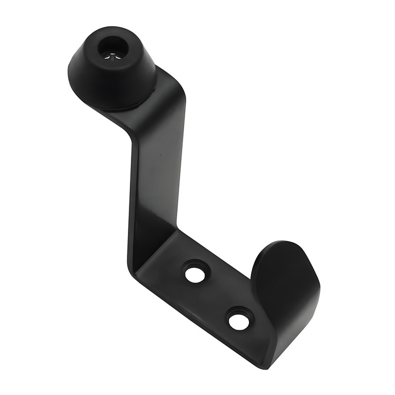 GEFONG Door Stop Stainless Steel with Coat Hooks Depth 76mm