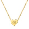 SBI Jewelry Gold Initial Necklace with Letter G Pendant Adjustable