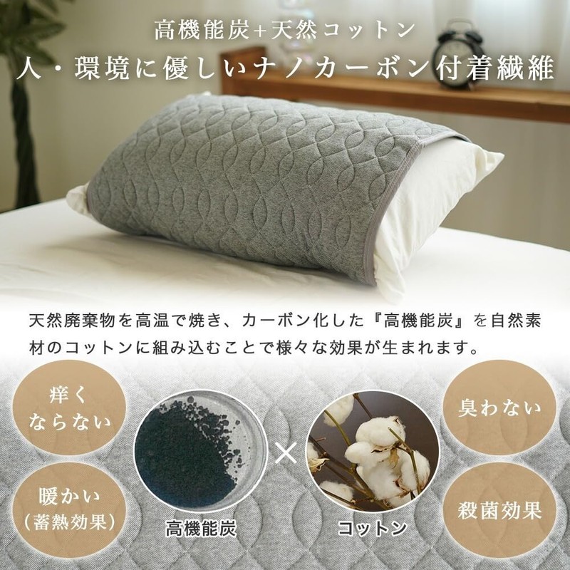Futonya Pillow Pad, HURON Treatment, Nanocarbon Adherent Fiber, Autonomic Nerves,