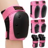 Inkidio Kids/Women/Men Protective Gear Set with Knee Pads, Elbow Pads,