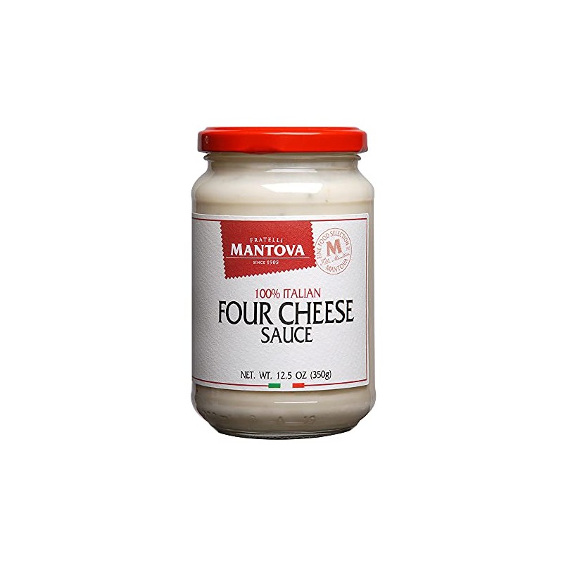 Four Cheese Premium Italian Sauce, made with Italian Cheese (Pack