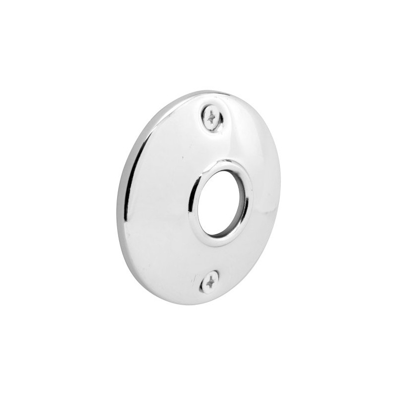 Prime-Line E 2439 2-1/4 In. Diameter Chrome Plated Rosettes (2