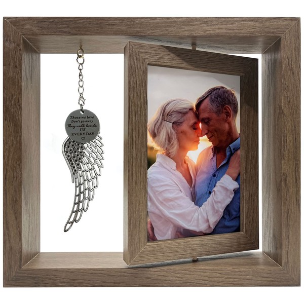 Mayamila Memorial Picture Frame 4X6, Sympathy Photo Frame for Loss