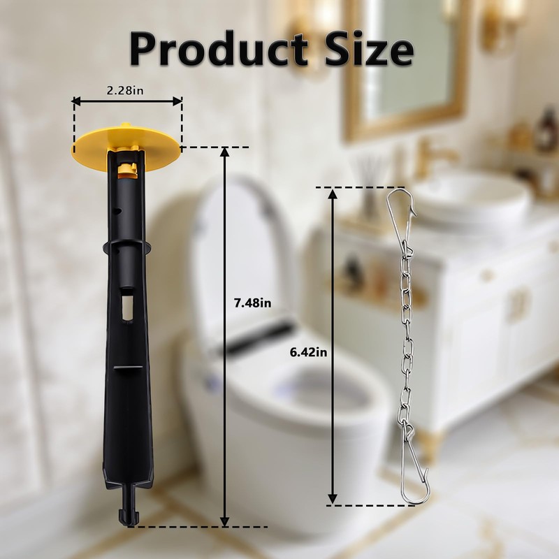 Toilet Canister Flush Valve Replacement Kit, Compatible With Kohler GP1229656,