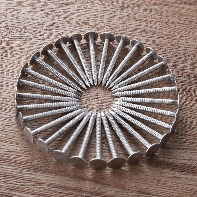 Tandefio 250 Pcs Aluminum Siding Nails Siding and Panel Nails