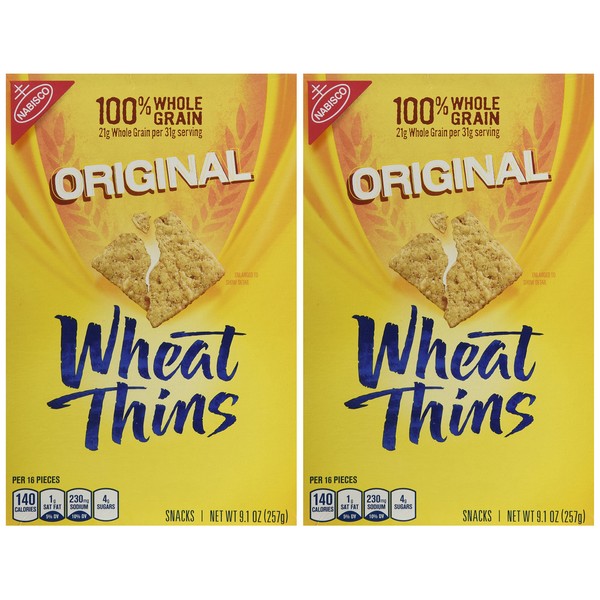 Wheat Thins Original 9.1 OZ (Pac of 2)