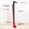 flysak-autoparts Farm Jack - Red 48in High Lift Jack Utility